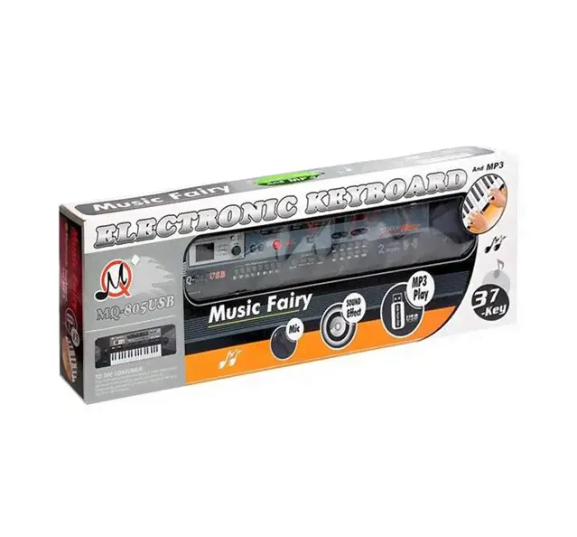 Синтезатор с микрофоном 37 клавиш LED дисплей MQ-805USB-0