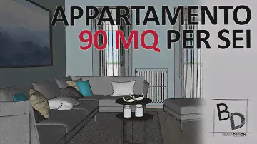 Appartamento di 90 mq per 6 | Idee d'Arredo | Belula Design