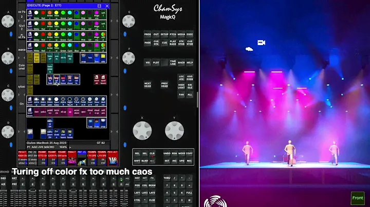 How are lights controlled at concerts? / Dance The Night - Chamsys Busking