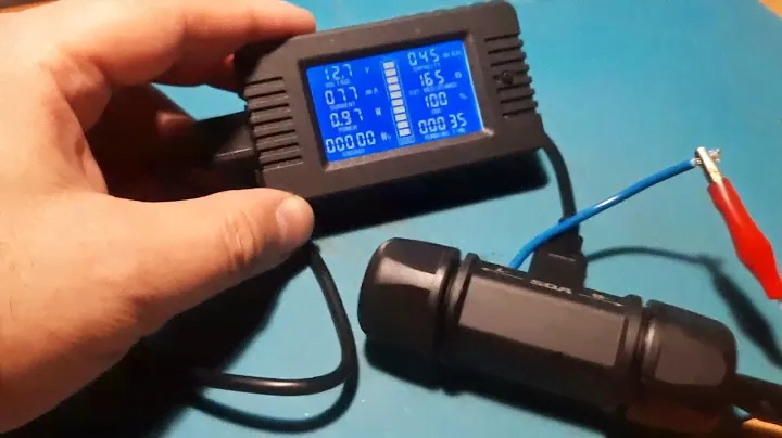 PZEM-015. 9 в 1 цифровой мультиметр с ЖК-дисплеем DC 0-200 в 50 А