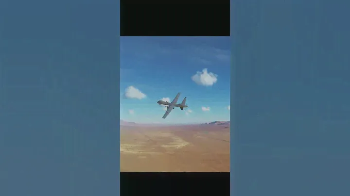 MQ 9 Reaper Drone Takes Flight