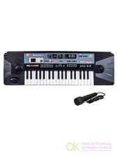 Синтезатор с микрофоном 37кл LED дисплей USB MQ-805USB Код: 147872